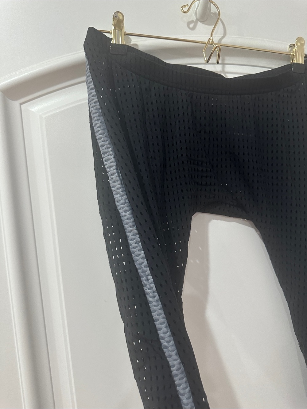 Bodywear Black Perforated Leggings - XL - Picture 5 of 10